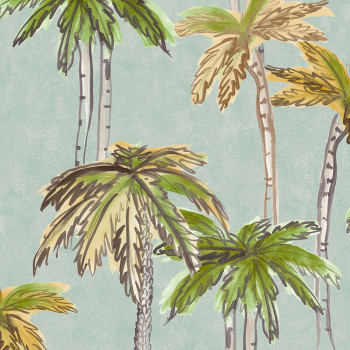 Non-woven wallpaper Palms BR24060, Breeze, Decoprint