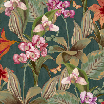 Orchid flower wallpaper BR24083, Breeze, Decoprint