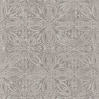 Luxury non-woven wallpaper Baroque ornamental pattern, vinyl surface, M23046, Architexture Murella, Zambaiti Parati