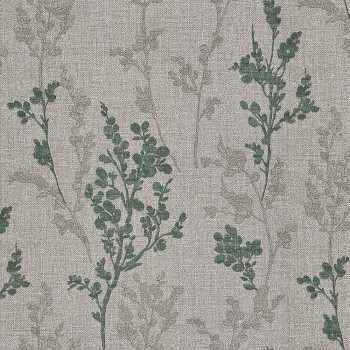 Luxury non-woven wallpaper Leaves, Twigs, vinyl surface, M23013, Architexture Murella, Zambaiti Parati