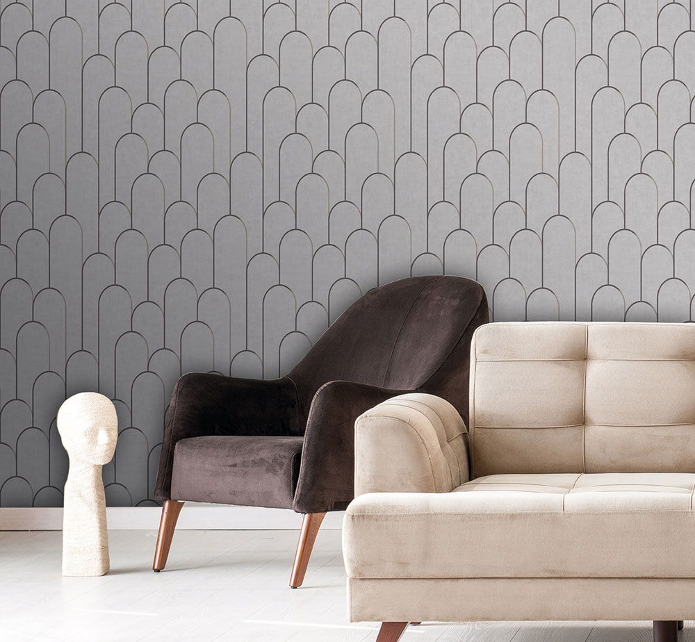 Wallpaper in Art Deco style MO22831, Moments, Decoprint | Wallpapers