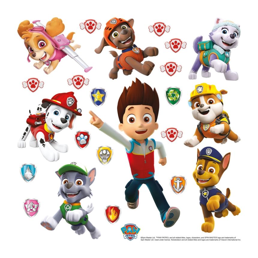 Children's wall sticker DKS 3816, Disney, Paw Patrol, AG Design