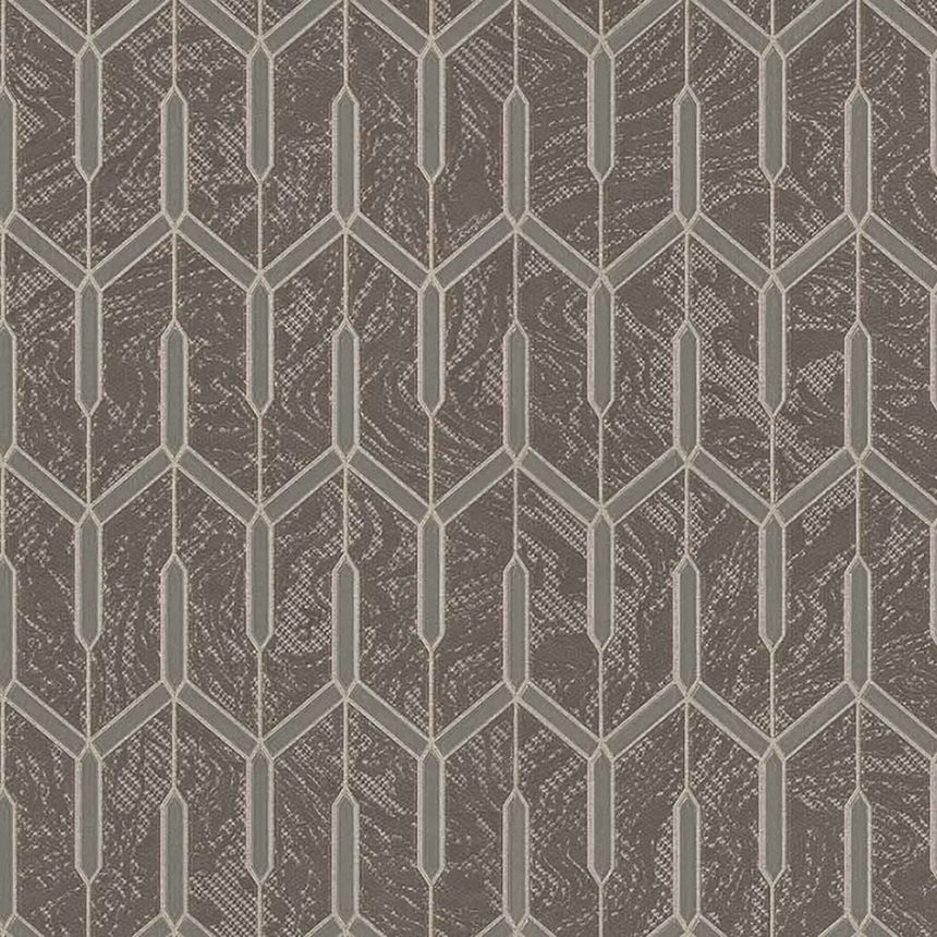 Geometric pattern - luxury non-woven wallpaper with a vinyl surface, Z44846, Automobili Lamborghini, Zambaiti Parati