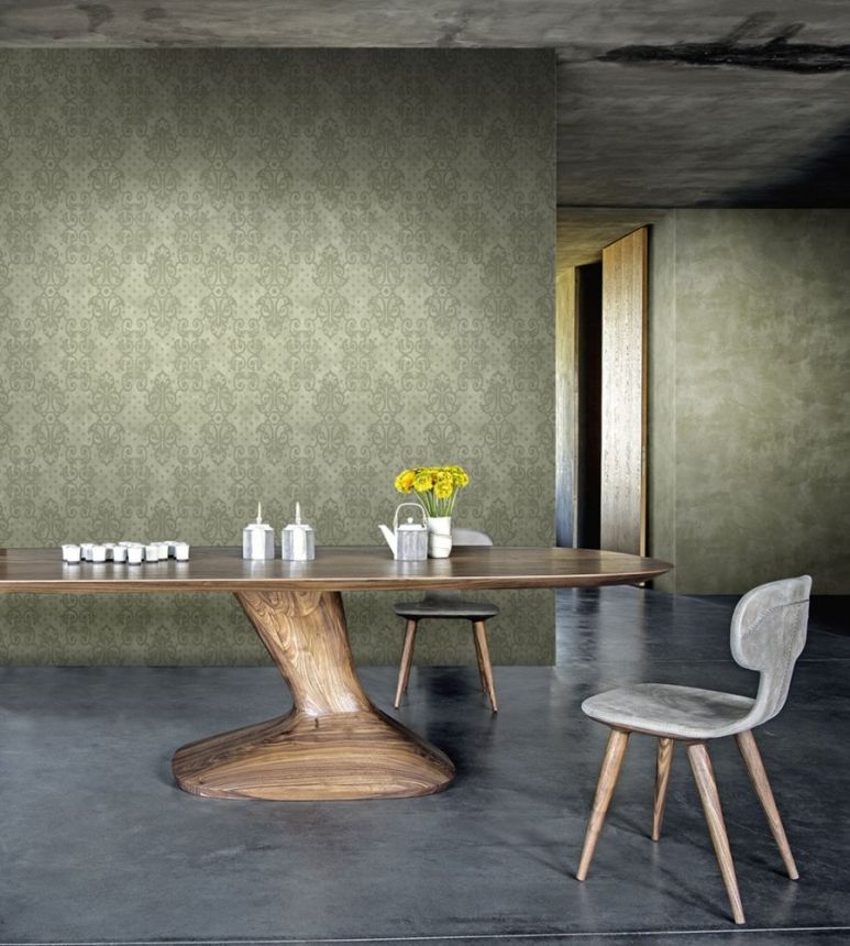 Luxury non-woven wallpaper with a vinyl surface, Z44830, Baroque pattern, Ornaments, Automobili Lamborghini, Zambaiti Parati