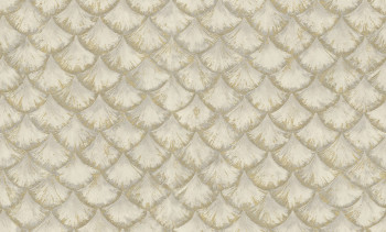 Luxury beige-gold wallpaper with geometric pattern, 86098, Valentin Yudashkin 5, Emiliana Parati