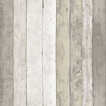 Luxury non-woven wallpaper Wood EE22568, Distressed Wood, Essentials, Decoprint