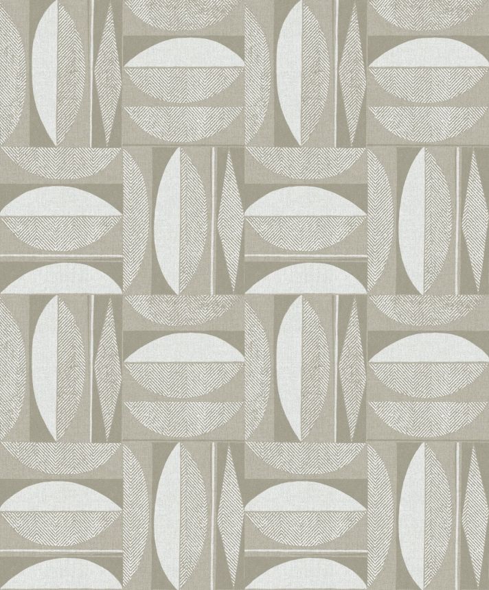 Beige retro wallpaper,  ILA301, Aquila, Khroma by Masureel