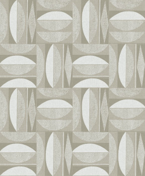 Beige retro wallpaper,  ILA301, Aquila, Khroma by Masureel