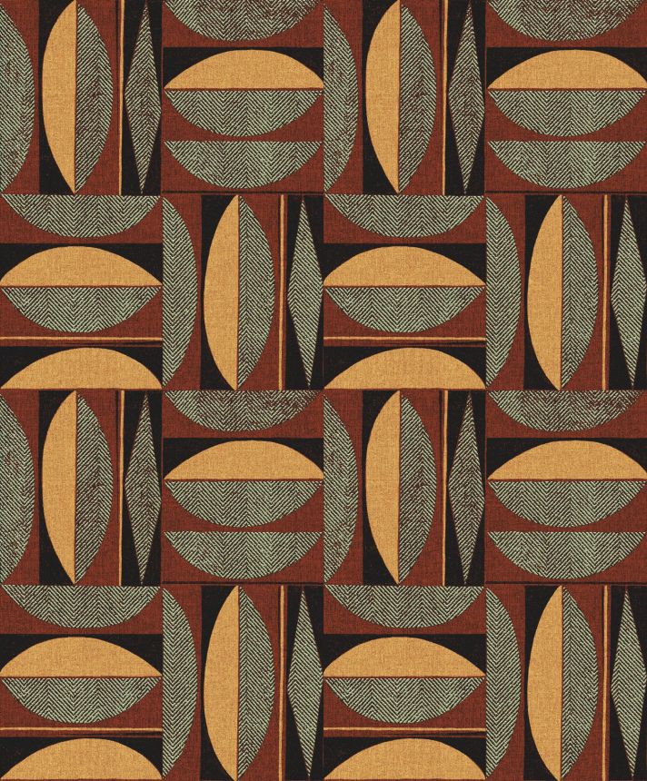 Non-woven retro wallpaper,  ILA303, Aquila, Khroma by Masureel