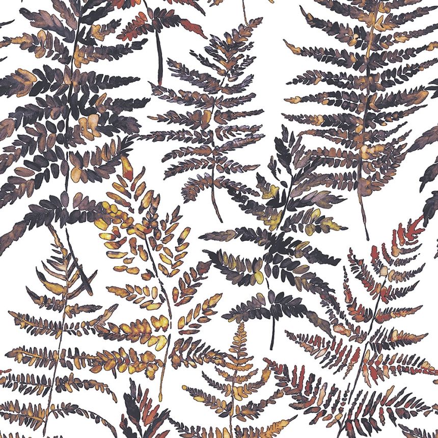 Luxury non-woven wallpaper, Fern leaves, EE22543, Fern, Essentials, Decoprint