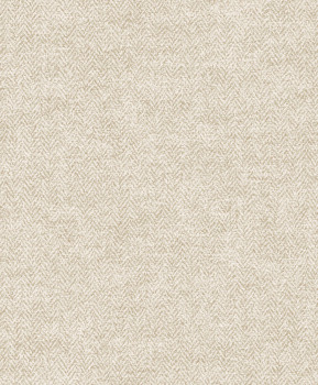 Beige wallpaper, fabric imitation, herringbone pattern, ILA702, Aquila, Khroma by Masureel