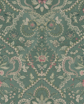 Green baroque wallpaper, 333152 Pip Studio 6, Eijffinger