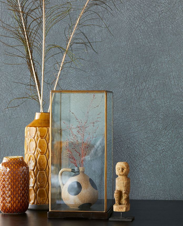 Blue textured wallpaper, 333230, Unify, Eijffinger