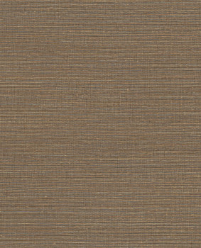 Brown non-woven wallpaper, fabric imitation, 333282, Unify, Eijffinger