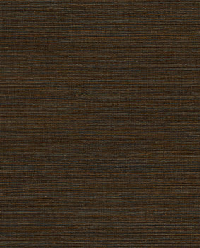 Dark brown non-woven wallpaper, fabric imitation, 333283, Unify, Eijffinger