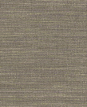 Brown non-woven wallpaper, fabric imitation, 333285, Unify, Eijffinger