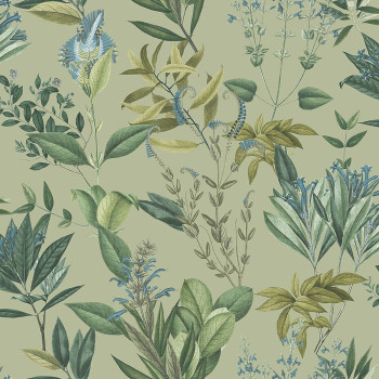 Luxury non-woven wallpaper Flowers BL22741, Summer Flower, Blooming, Decoprint