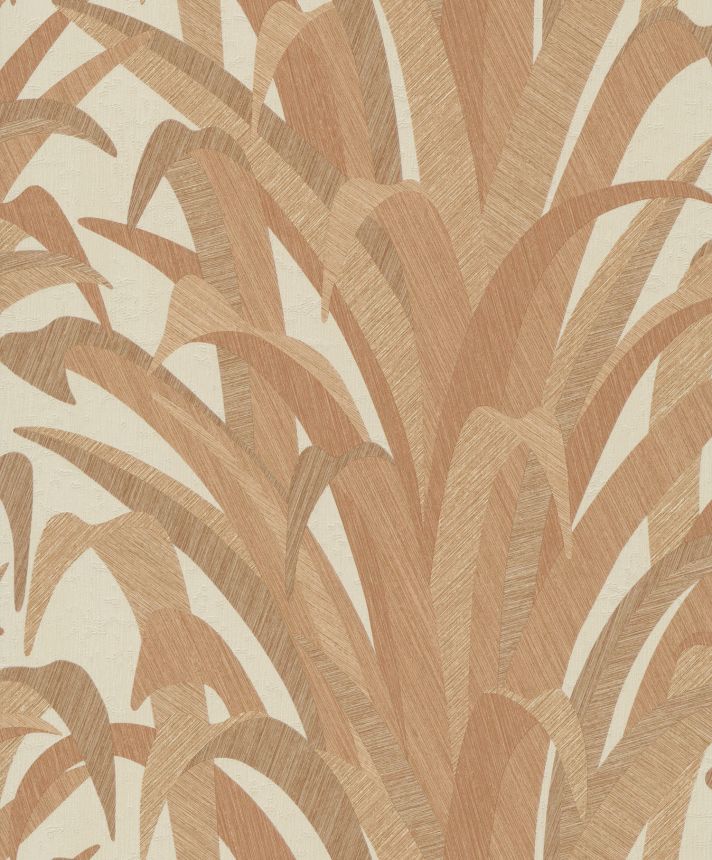 Brown-gold wallpaper with grass leaves, CU3011, Cumaru, Grandeco