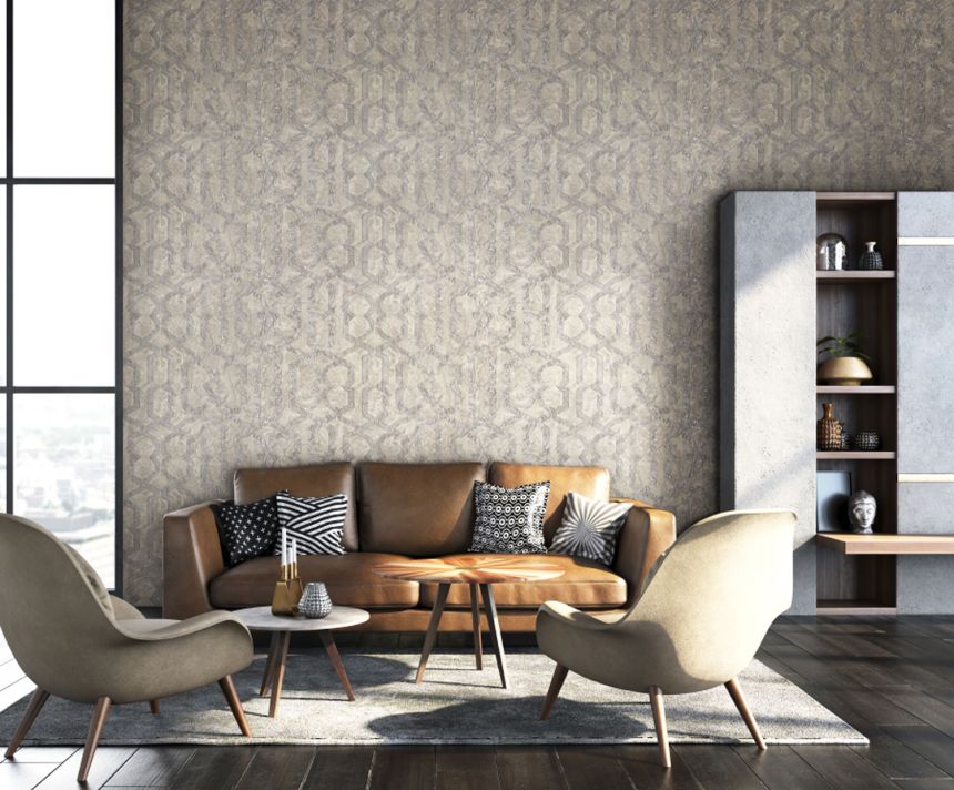 Luxury geometric marbled wallpaper, M69922, Splendor, Zambaiti Parati