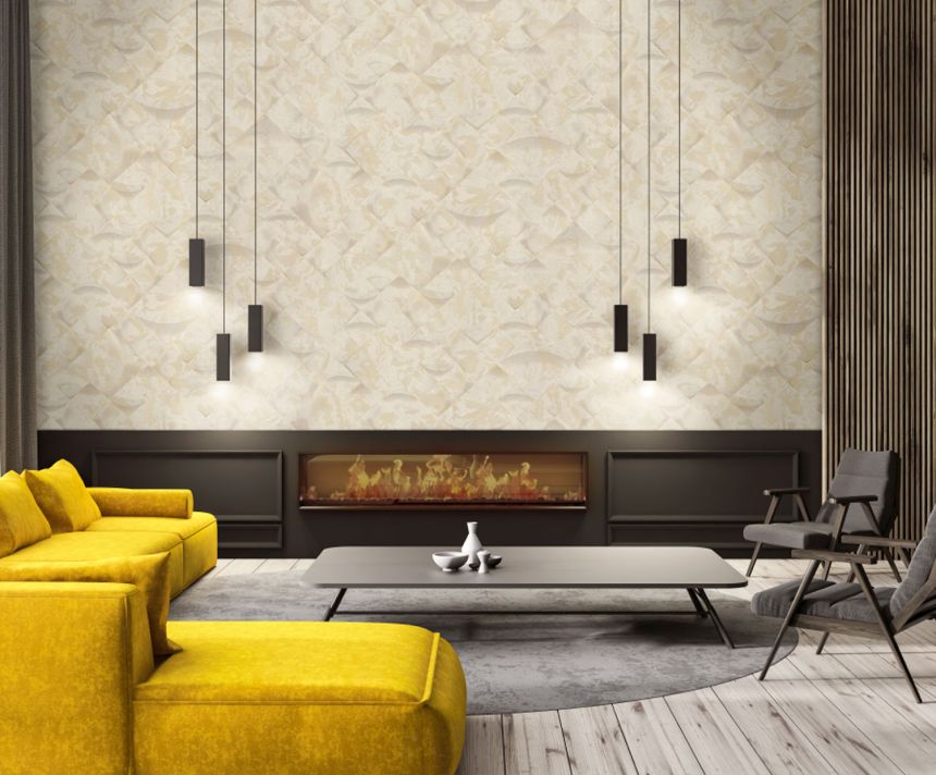 Luxury geometric marbled wallpaper, M69926, Splendor, Zambaiti Parati