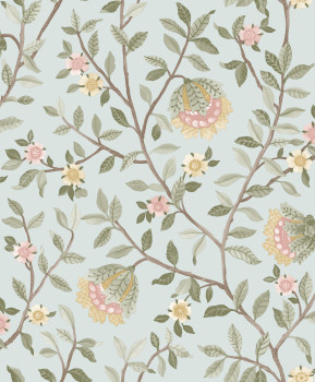 Green floral wallpaper, B19974D, Botanique, Ugepa