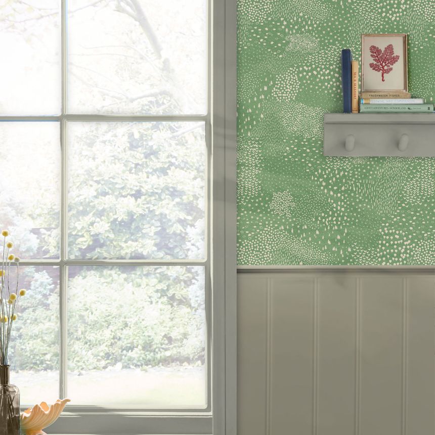 Green wallpaper, Farm, 120869, Joules, Graham&Brown