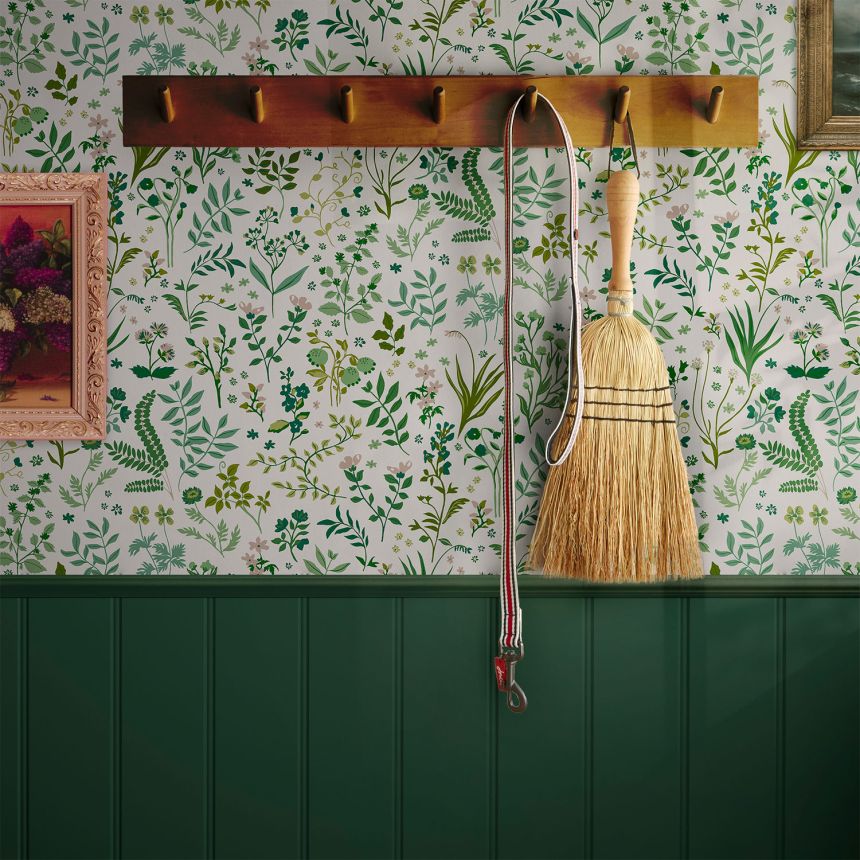 Wallpaper flowers, leaves, 120873, Joules, Graham&Brown