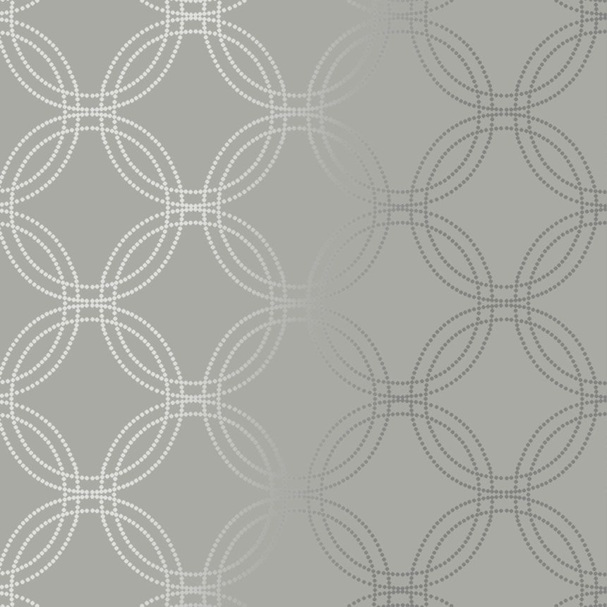 Gray-silver geometric pattern wallpaper, 120140, Vavex 2025