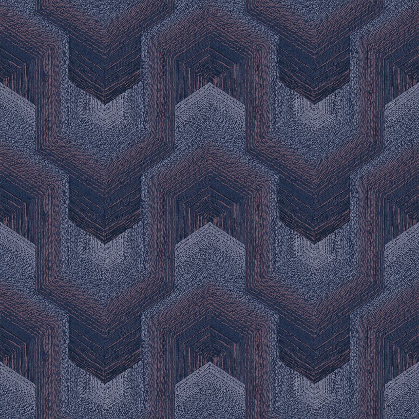 Purple geometric wallpaper, TP422916, Exclusive Threads, Design ID