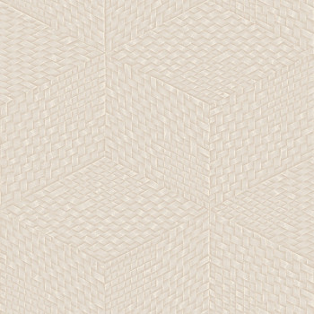 Beige geometric 3D wallpaper, TP422953, Exclusive Threads, Design ID