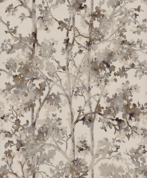 Metallic floral wallpaper, NW3584, Modern Metals, York