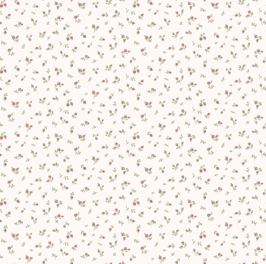 White non-woven floral wallpaper, 84062, Blooming Garden, Cristiana Masi by Parato