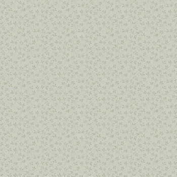 Green non-woven wallpaper with branches, 12365, Fiori Country, Parato