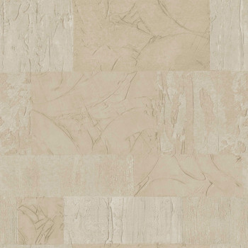 Beige-gold wallpaper, geometric pattern, stucco, 24423, Textum, Cristiana Masi by Parato