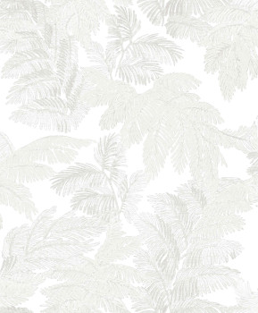 Cream wallpaper with leaves, 28810, Thema, Cristiana Masi by Parato