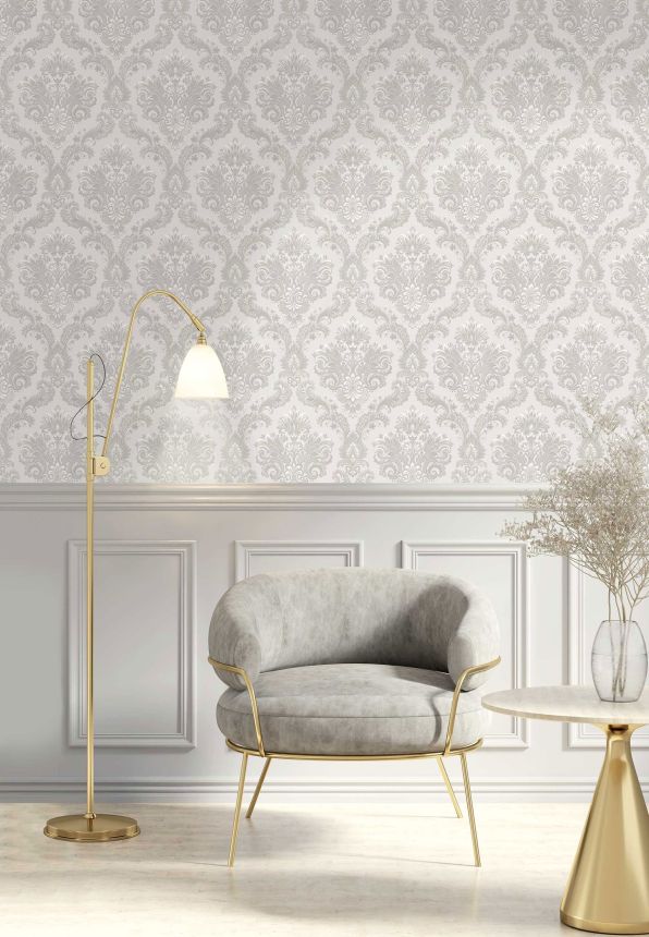 Cream baroque wallpaper, 28820, Thema, Cristiana Masi by Parato