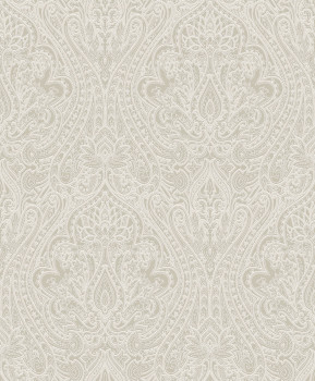 Beige baroque wallpaper, OTH101, Othello, Zoom by Masureel