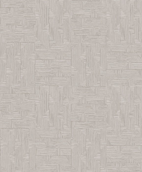 Gray-beige geometric wallpaper, SPI404, Spirit of Nature, Khroma by Masureel