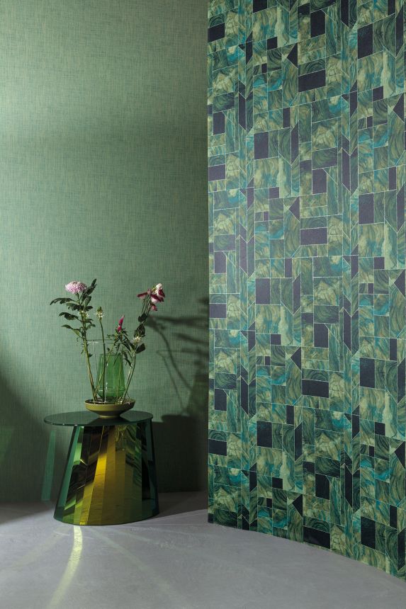 Marbled geometric wallpaper, SPI702, Spirit of Nature, Khroma by Masureel