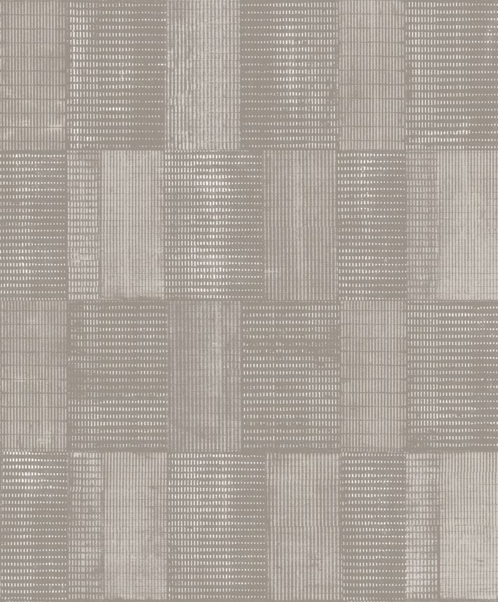 Brown-gray wallpaper with geometric pattern, SUM303, Summer, Khroma by Masureel