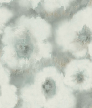 Gray-green floral wallpaper, EV3961, Candice Olson Casual Elegance, York