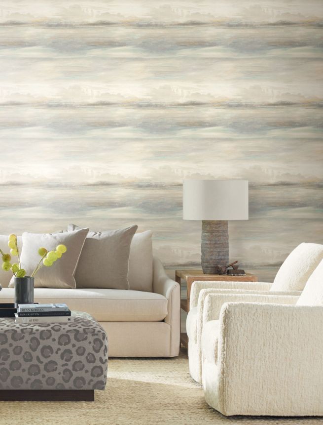 Non-woven wallpaper, landscape in the fog, SO2432, Candice Olson Casual Elegance, York