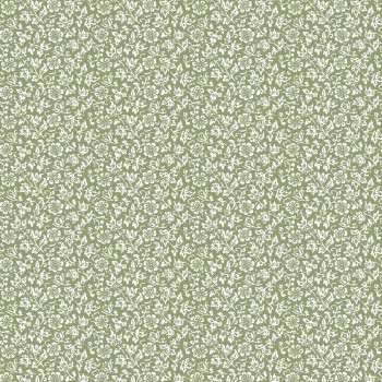 White-green non-woven floral wallpaper, 121077, Laura Ashley 3