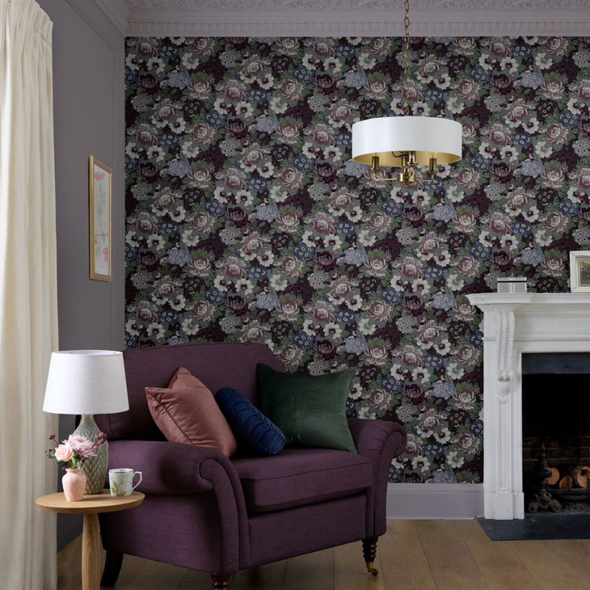 Non-woven floral wallpaper, 121088, Laura Ashley 3