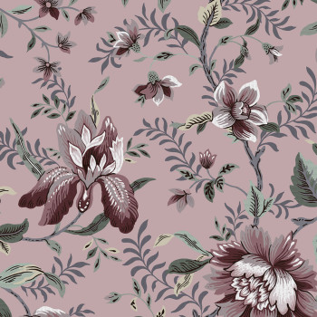 Blackberry wallpaper with floral pattern, 121091, Laura Ashley 3