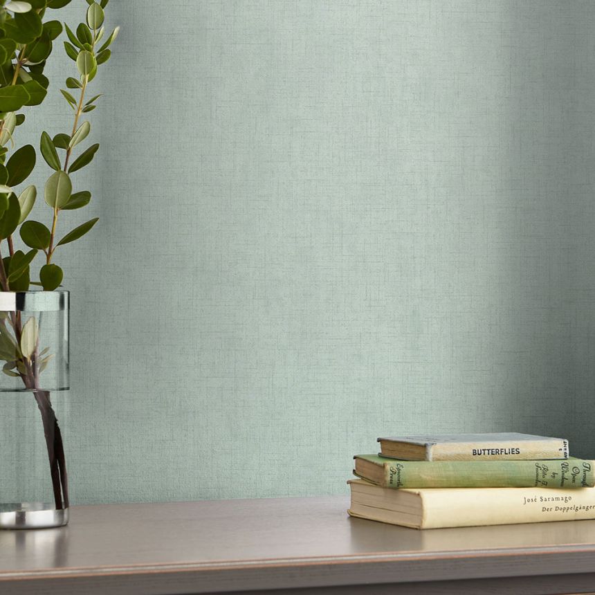 Turquoise non-woven wallpaper, 121092, Laura Ashley 3