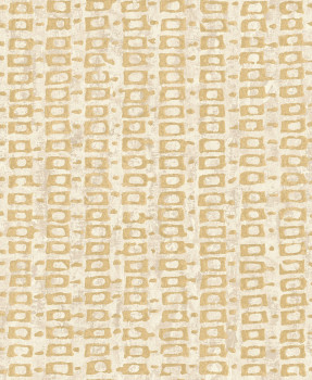 Luxury beige geometric pattern wallpaper, 58702, Aurum II, Limonta