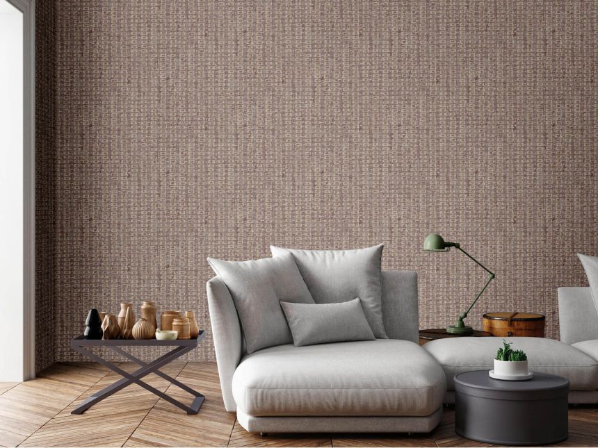 Luxury  bronze geometric pattern wallpaper, 58725, Aurum II, Limonta