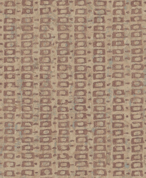 Luxury  bronze geometric pattern wallpaper, 58725, Aurum II, Limonta