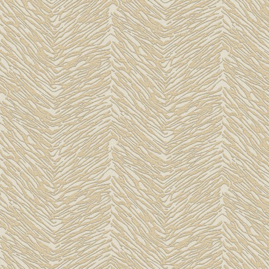 Beige-gold non-woven wallpaper, 07705, Makalle II, Limonta